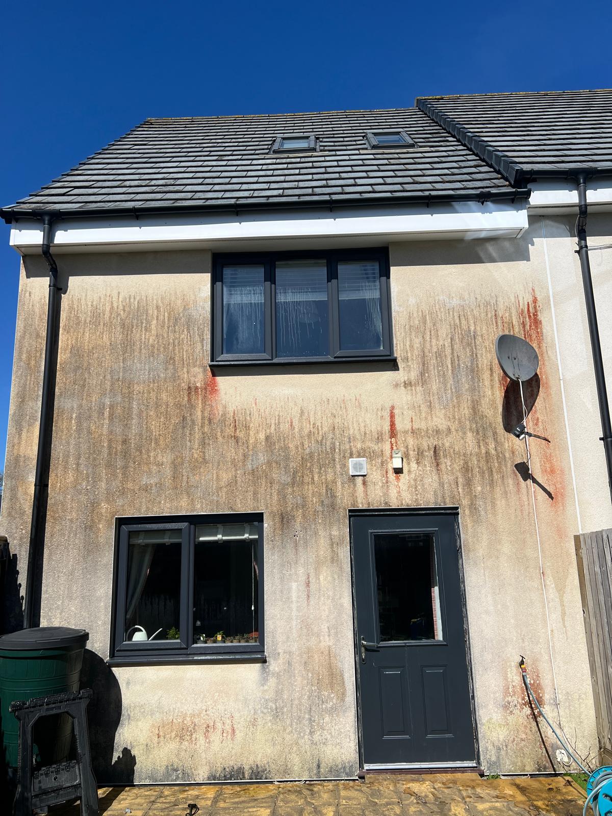 Before: End terrace back wall